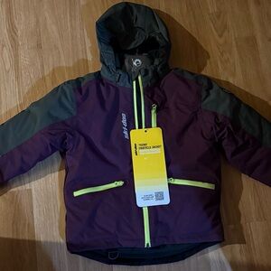 Ski-Doo Kids Purple and Gray Jacket